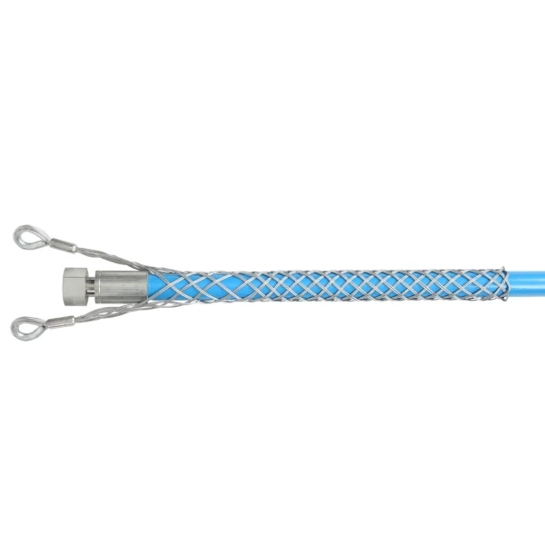 Hose protection grip, steel, 2 eyes